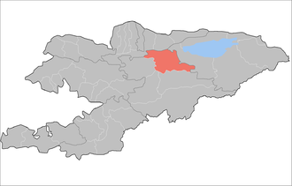 Кочкорский район на карте