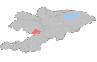 Сузакский район на карте