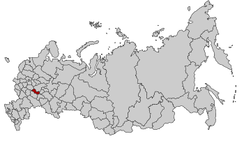 Республика Мордовия на карте России