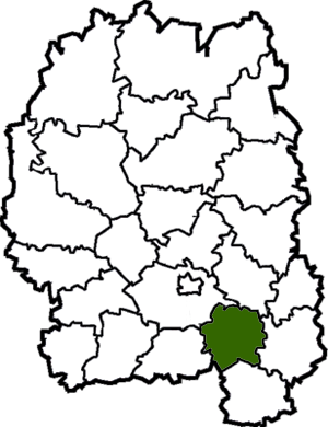 Андрушевский район на карте
