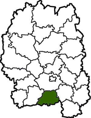 Бердичевский район на карте