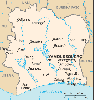 Image:Côte d'Ivoire map.png