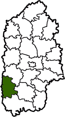 Чемеровецкий район на карте